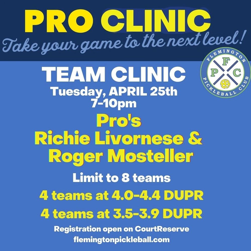 Flemington Pickleball Club Pickleball Flemington, New Jersey